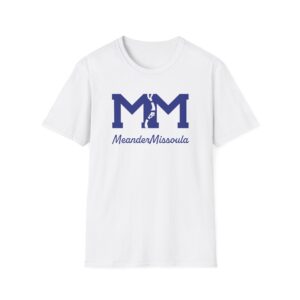 Light Meander Missoula T-shirt with Blue Logo